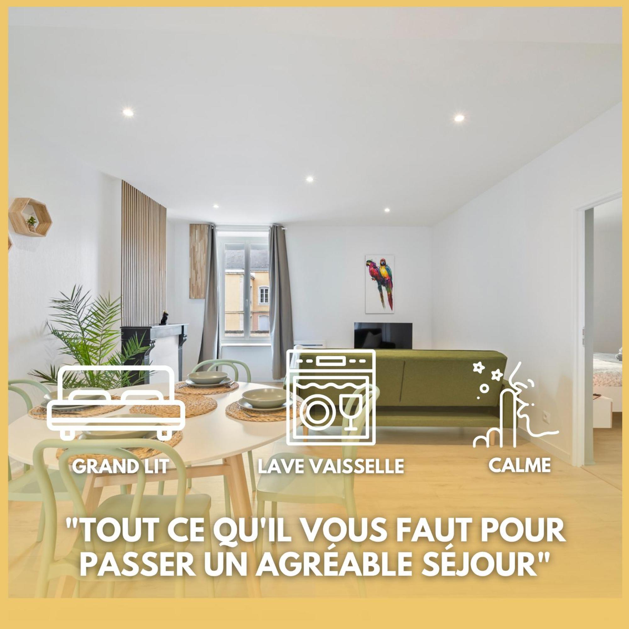 Lion King Appart 65 M2 Tout Inclus Chalon-sur-Saône Dış mekan fotoğraf